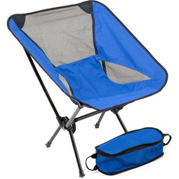 Silla De Camping Plegable - Azul