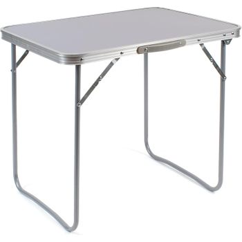 Mesa Plegable Camping (70x50 Cm) Acero - Gris