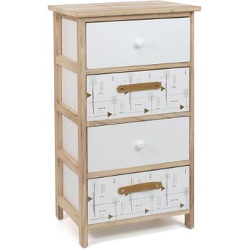 Mueble Zapatero Madera Contrachapada Roble Ahumado 32x35x92 Cm Vidaxl con  Ofertas en Carrefour