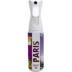 Ambientador De Hogar París - Glamour Parfum - Pulverizador Con Aroma Floral Y Afrutado - Ambientador Textil En Spray - Para Pulverizar En La Cama O En Cortinas - Reutilizable - 300 Ml