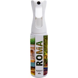 Ambientador De Hogar Roma - Glamour Parfum - Pulverizador Con Aroma Floral Y Manzana Verde - Ambientador Textil En Spray - Para Pulverizar En La Cama O En Cortinas - Reutilizable - 300 Ml