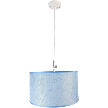 Lámpara De Techo En Tela (ø35 Cm) - Azul