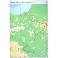 Paq/50 Mapas Navarra Fisico Mudos