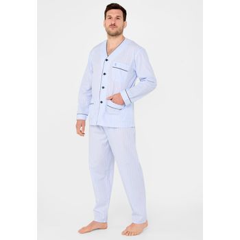 Pantalón Pijama Hombre Largo Franela Algodón El Búho Nocturno con Ofertas  en Carrefour