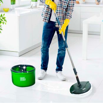 Easy Clean Smart, Nueva Fregona Spin Compacta Con Super Tamaño De Mopa