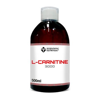 Scientiffic Nutrition - L-carnitina Líquida 500 Ml - Quemador De Grasa -  Sabor: Manzana