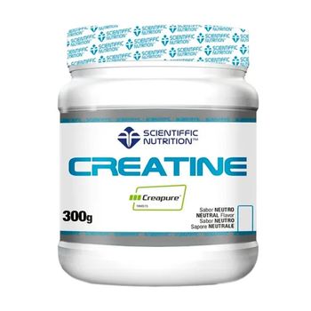 Scientiffic Nutrition - Creatine 100 % Creapure 300 G - Monohidrato De Creatina