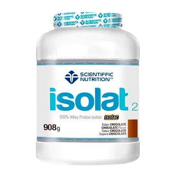 Scientiffic Nutrition - Isolat 2.0 908 G - Aislado De Proteína -  Sabor: Chocolate