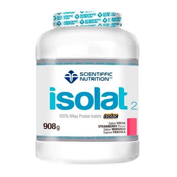 Scientiffic Nutrition - Isolat 2.0 908 G - Aislado De Proteína -  Sabor: Fresa