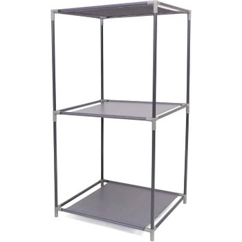 Soporte De Estantería 2 Piezas 20x4x14,5 Cm Metal Negro Ml-design con  Ofertas en Carrefour