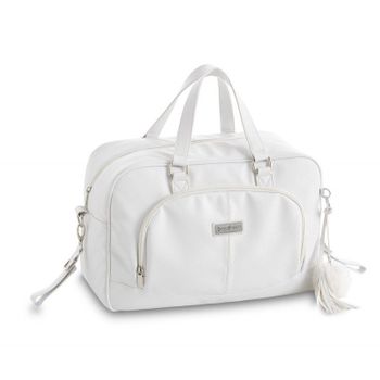 Bolso Con Cambiador Tokyo De Bimbi Dreams, Color:blanco