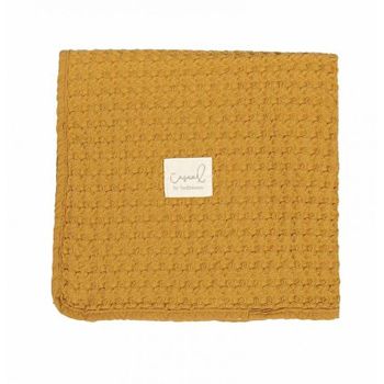 Manta Crochet 95x75 Dream De Bimbi Dream, Color:ocre