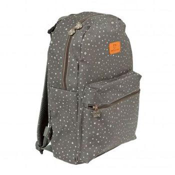 Mochila Gris Con Cambiador Astros De Pirulos