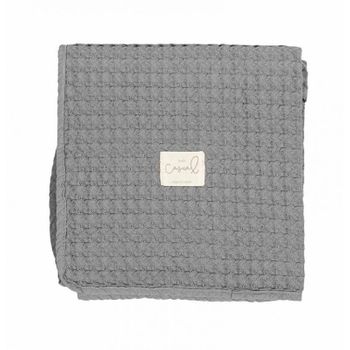 Manta Crochet 95x75 Dream De Bimbi Dream, Color:gris; Modelo:110x145