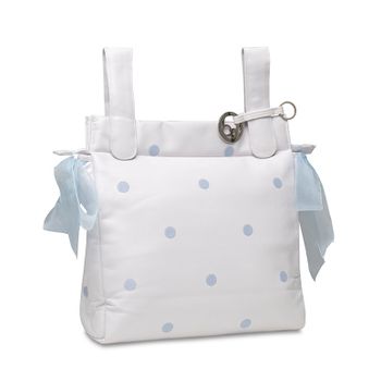 Bolso Para Carrito Bebe + Cambiador Bimbi Dreams Romantic Azul