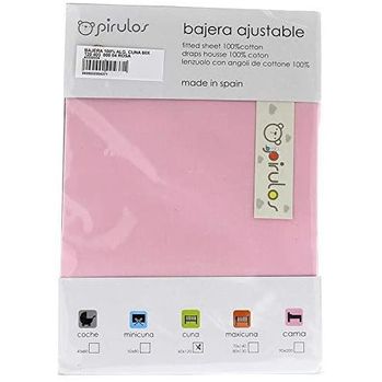 Sábanas Cuna 60x120 Con Bajera Impermeable Transpirable, Con Tela 100%  Algodón, Certificada Oeko-tex. Sábana + Encimera. Gofre Rose con Ofertas en  Carrefour