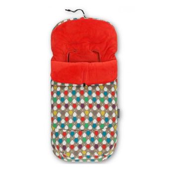 Saco Silla Estampado Con Velour De Pirulos, Modelo:drops