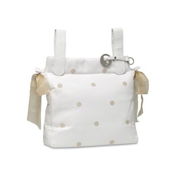 Bolso Para Carrito Bebe + Cambiador Bimbi Dreams Romantic Beige