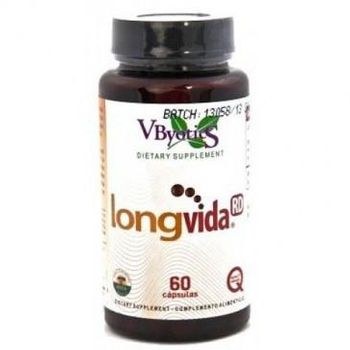 Longvida Cúrcuma Optimizada Vbyotics 60 Cápsulas Vegetales