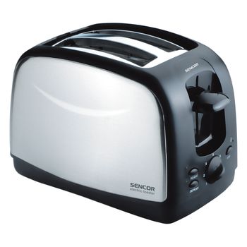 Sencor Sts 2651 Tostadora 2 Rebanada(s) 850 W Negro, Acero Inoxidable