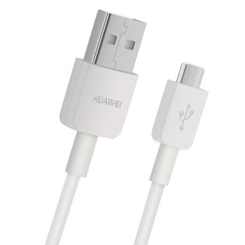 Cable Micro-usb Original Huawei Antinudos De 1m - Blanco