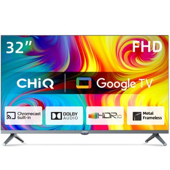 Tv Led 32" Chiq M8tg, Google Tv, Fhd, Smart Tv