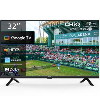 Tv Led Google 32" Chiq G7b, Marco Ultra Fino, Hdr, Wifi Dual Band, Hdmi Arc