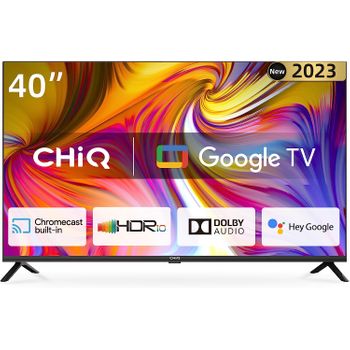 Tv Led 40" Chiq G7b, Google Tv, Fhd, Smart Tv