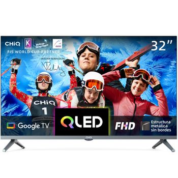 Tv Qled 32" Chiq, Google Tv, Fhd, Smart Tv