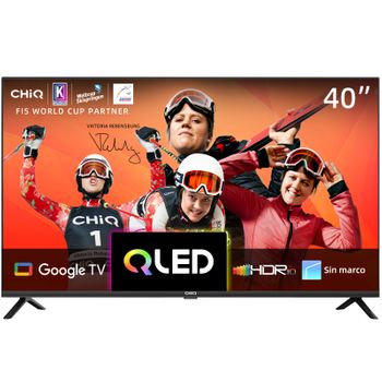 Chiq Tv Qled L40qg7l - Smart Tv De 40", Quantum Dot, Full-hd Con Hdr, Dolby Audio, Google Tv, Modelo 2023