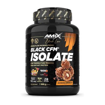 Amix - Black Cfm Isolate 1 Kg - Proteína De Alta Calidad -  Sabor: Bombón