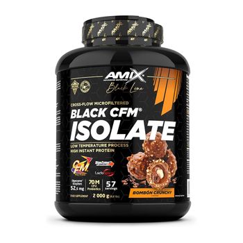 Amix - Black Cfm Isolate 2 Kg - Proteína De Alta Calidad -  Sabor: Bombón