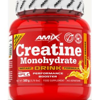 Creatine Monohydrate Powder Drink Naranja Amix 360g