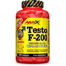 Amix Pro Testo F-200 200 Caps Aminoácidos Energético Masa Muscular