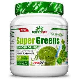 Amix Greenday Super Greens Smooth Drink 360 Gr - Batidos Verdes - Alimento Vegetal