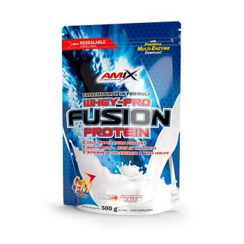 Amix Whey Pro Fusion Protein X 500 G - Concentrado De Proteína De Suero - Con Enzimas Dige