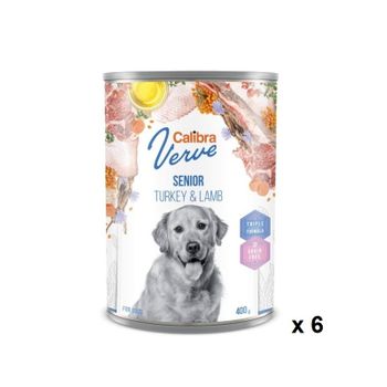 Calibra Dog Gf Verve Senior Pavo Y Cordero Caja 6x400gr