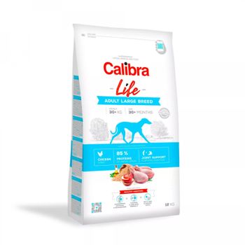 Calibra Dog Life Adult Large Breed Pollo 12kg+2kg