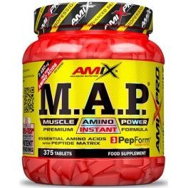 Amix Pro M.a.p. Muscle Amino Power 375 Tabletas - Aminoácidos Esenciales Sin Grasa Ni Azúcar