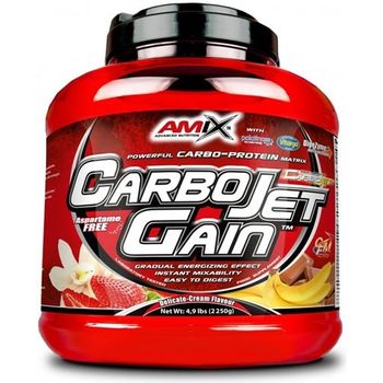 Amix Carbojet Gain 2,25 Kg Proteínas Hidratos De Carbono Y Wpc, Contribuye Al Aumento De Masa Muscular + Contiene Minerales Y Enzimas Digestivas