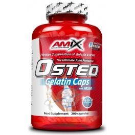 Amix Osteo Gelatin 200 Cápsulas Con Msm - Refuerza Las Articulaciones