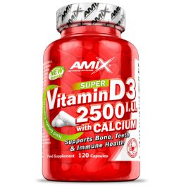 Amix Vitamina D3 2500 I.u + Calcio 120 Caps