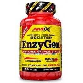 Amix Pro Enzygen Booster 90 Caps - Apoya A Las Funciones Digestivas / Contiene Digezyme Y Aminogen