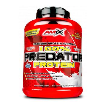 Predator Protein Proteina Concentrada 2kg Chocolate Alto Contenido En Aminoacidos, Aumento Masa Muscular Optima Recuperación Muscular.