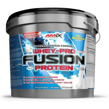 Amix Whey Pure Fusion Protein 4 Kg - Favorece El Entrenamiento De Mayor Calidad + Mejora La Recuperación Muscular