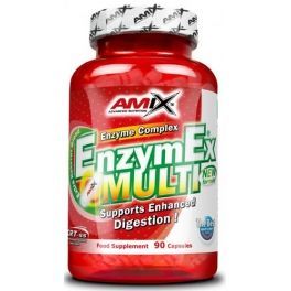 Amix Enzymex Multi 90 Caps - Complejo De Enzimas Digestivas / Producto Natural, Mejora La Digestión