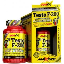 Amix Pro Testo F-200 100 Tabs - Contribuye A Aumentar Los Niveles De Testosterona, Contiene Ácido D-aspártico