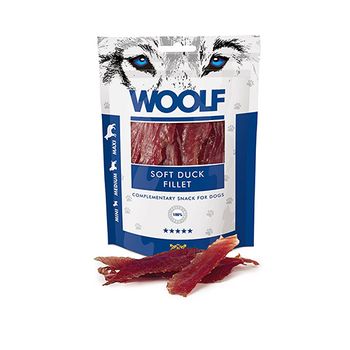 Snacks Woolf Filete De Pato, Bolsa 100 Gr