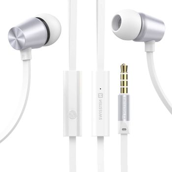 Auriculares Con Cable Contact, Jack 3.5 Mm, Llamadas, Control Multifunción,  Longitud 1,2 M, Ipx3, Blanco con Ofertas en Carrefour