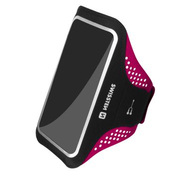 Brazalete Deportivo Smartphone De Hasta 6 In. Funda Impermeable Swissten Fucsia